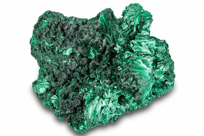 Silky Fibrous Malachite Cluster - DR Congo #294685